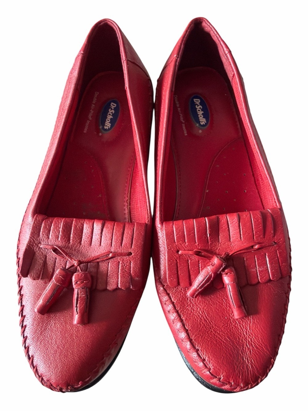 Dr. Scholl's Red Tassel Moccasin Loafer